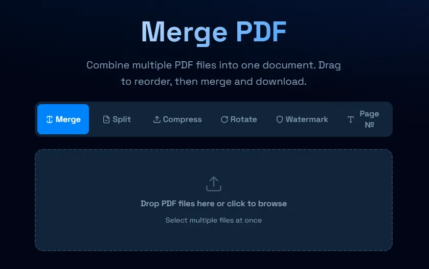 PDF Tools preview