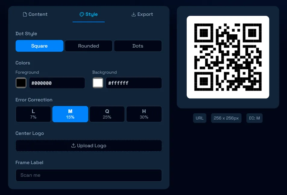 QR Code Generator preview